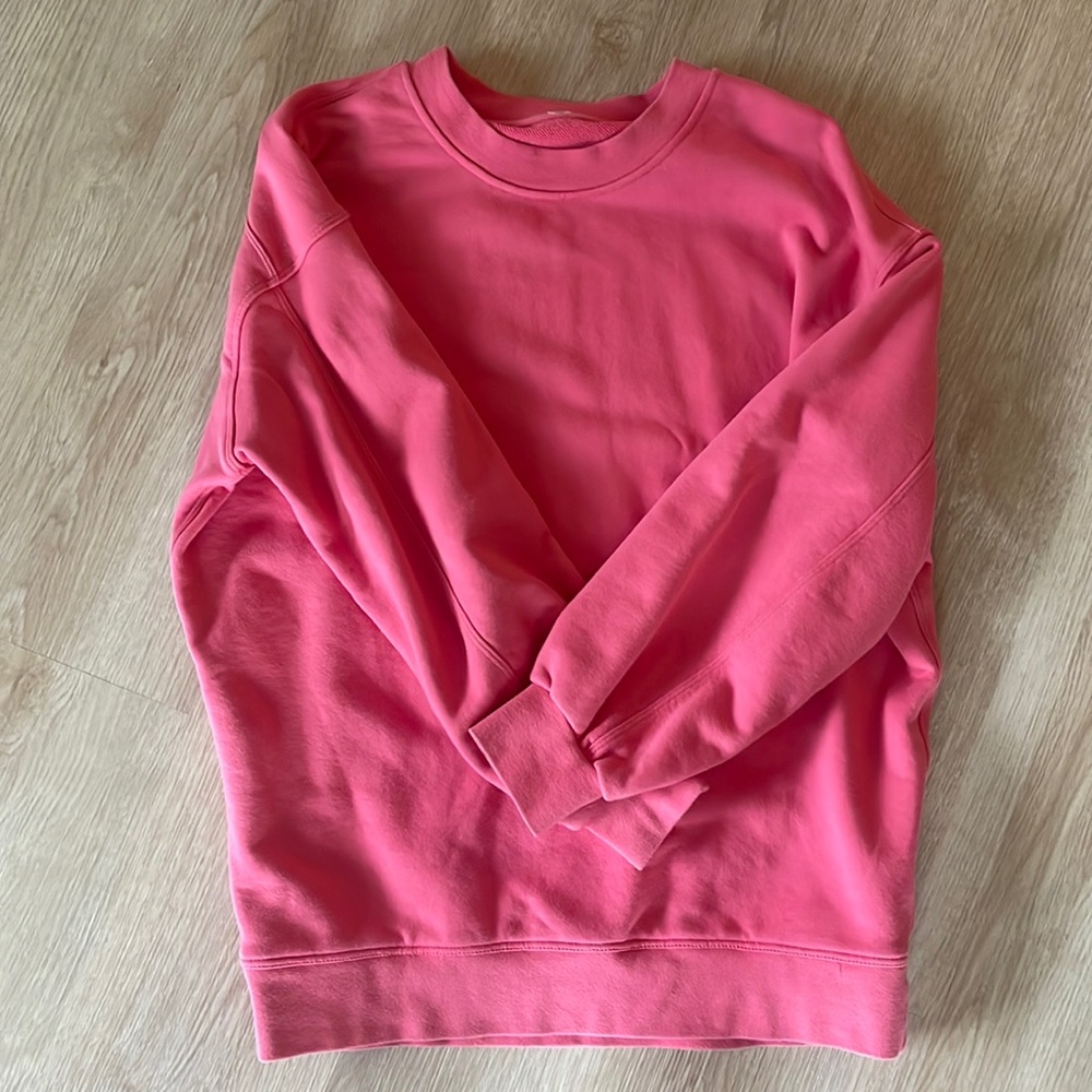 Lululemon Perfectly Oversized Crew Sweatshirt Guava